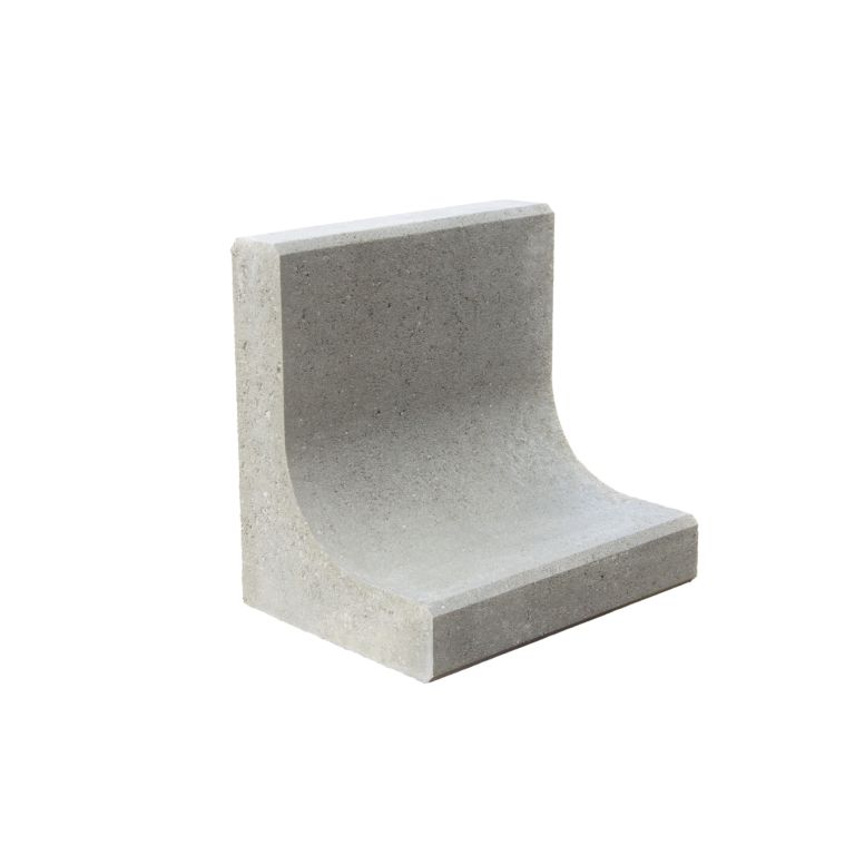 L element 80x40x40 cm Grijs