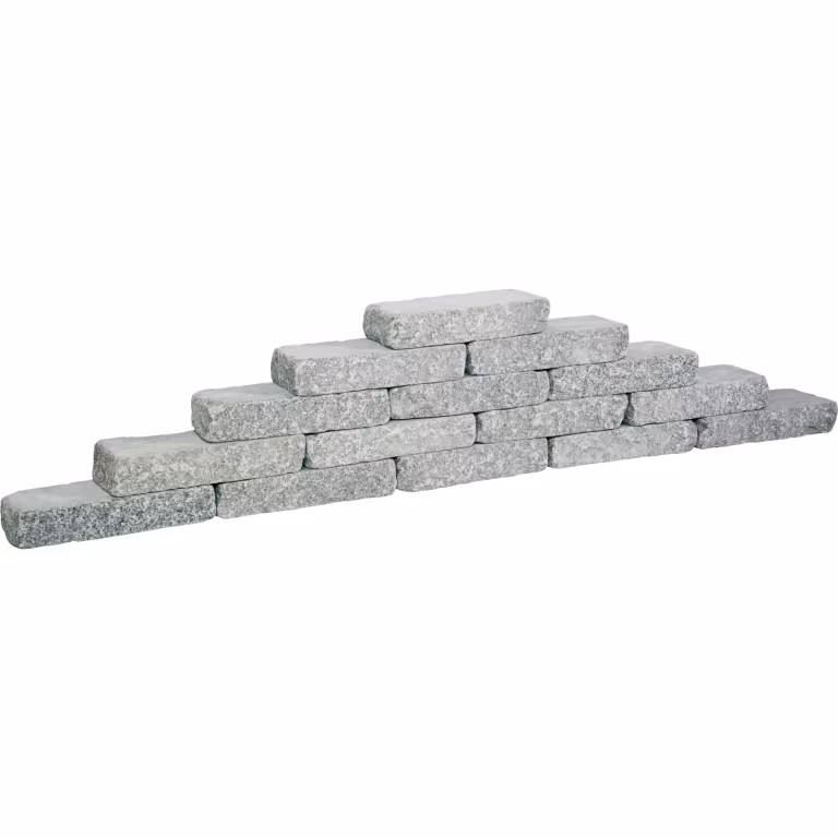 Natuursteen Graniwall Grey Rockface 40x16x8 cm