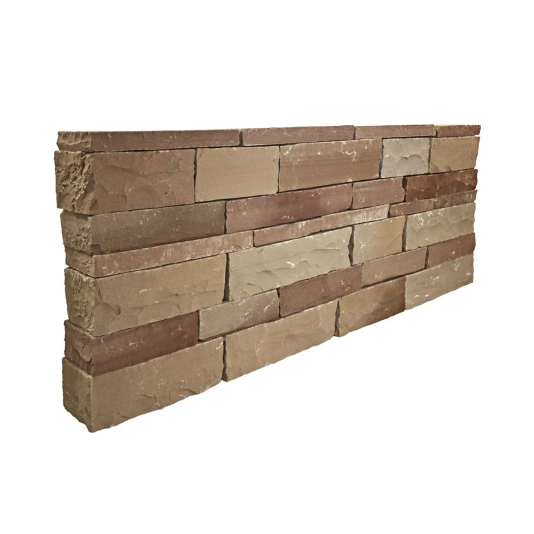 Natuursteen stapelblok toscana rockface 30-55x20x15 cm
