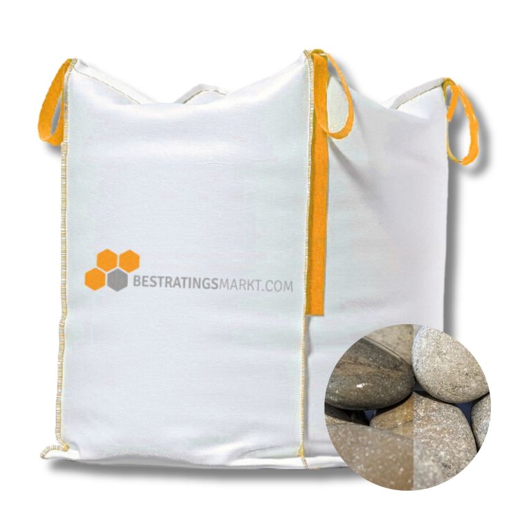 Asia Pebbles Grijs 50-70 mm minibag Redsun