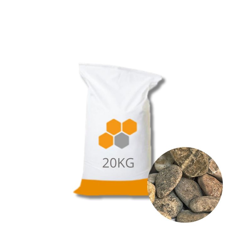 Moräne Grind 30-60 mm zakgoed Redsun
