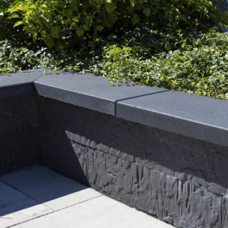 Muur afdekplaat 100x25x5 cm Antraciet