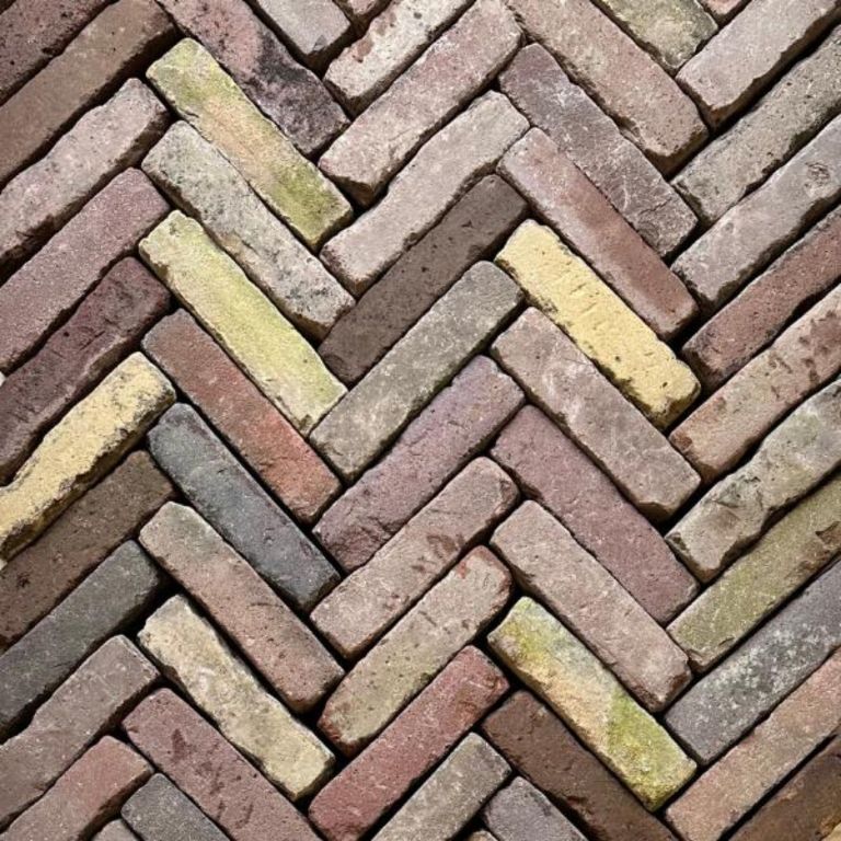 Oud Gebakken Klinkers Waalformaat Genuanceerd