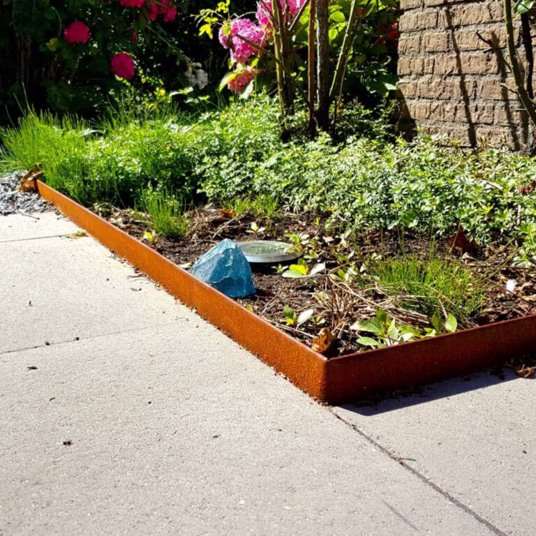 Borderrand Geplet 23x150 cm Corten-2