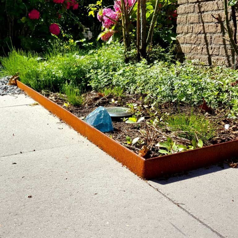 Borderrand Geplet 23x150 cm Corten-2
