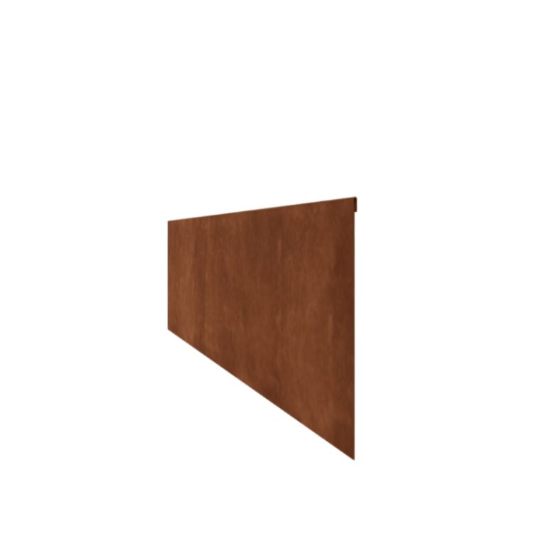 Borderrand Geplet 35x240 cm Corten