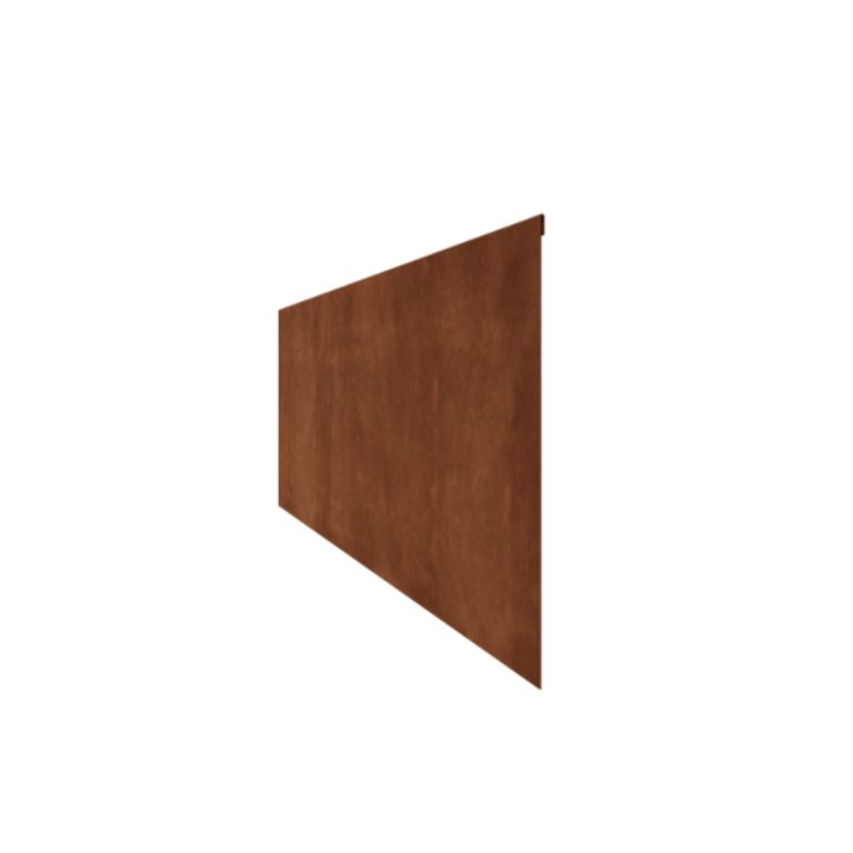 Borderrand Geplet 45x150 cm Corten