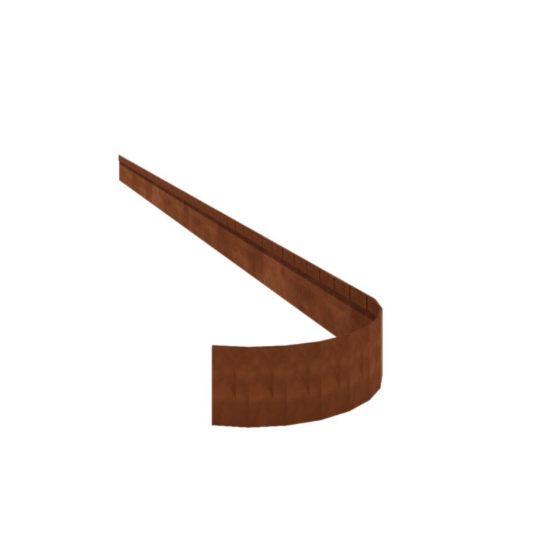 Borderrand Geplet Flex 13x240 cm Corten