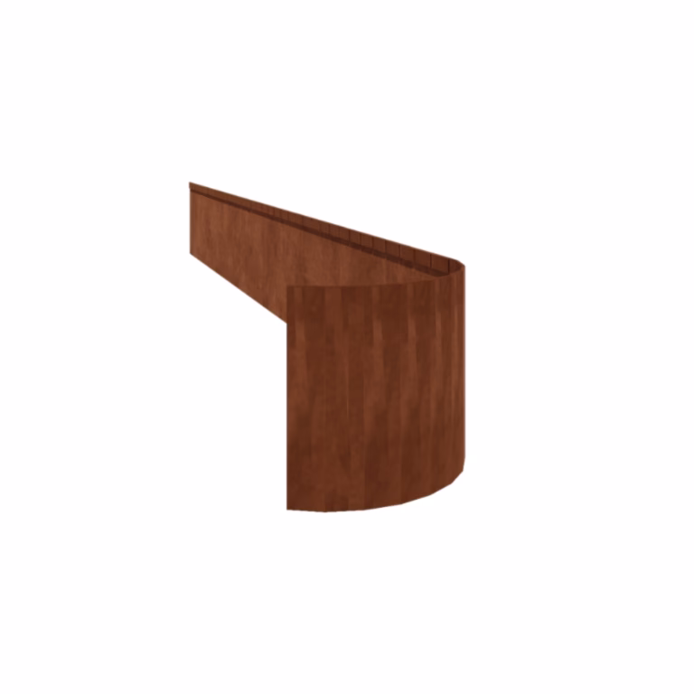 Borderrand Geplet Flex 35x240 cm Corten