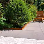 Borderrand Geplet Hoogte 13 cm Set 15 meter Corten-2