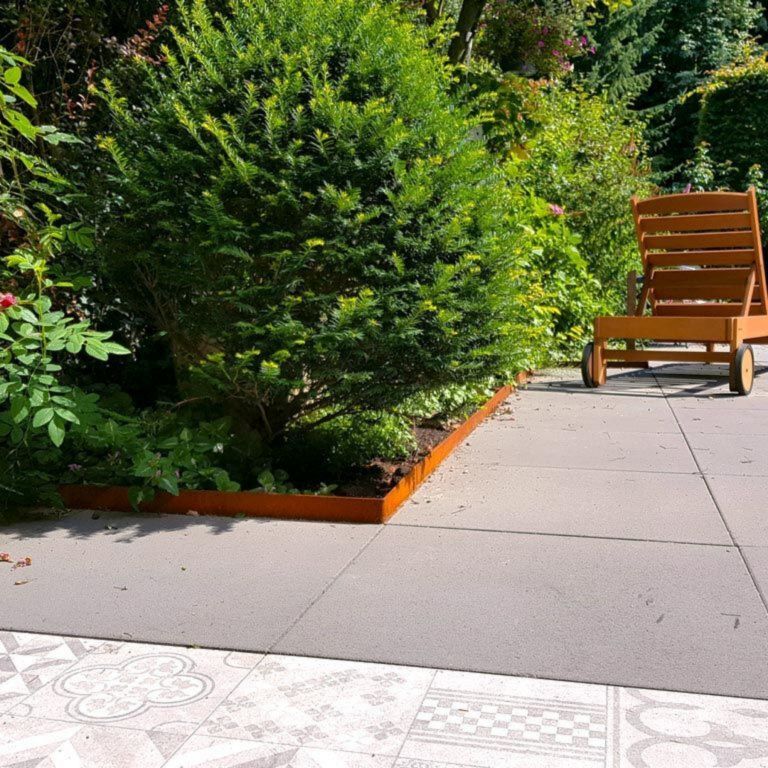 Borderrand Geplet Hoogte 13 cm Set 15 meter Corten-2