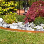 Borderrand Geplet Hoogte 13 cm Set 15 meter Corten-3