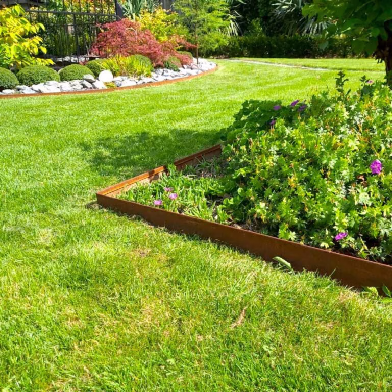 Borderrand Geplet Hoogte 23 cm Set 24 meter Corten-2