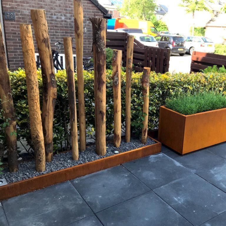 Borderrand Gezet 22x150 cm Corten-2