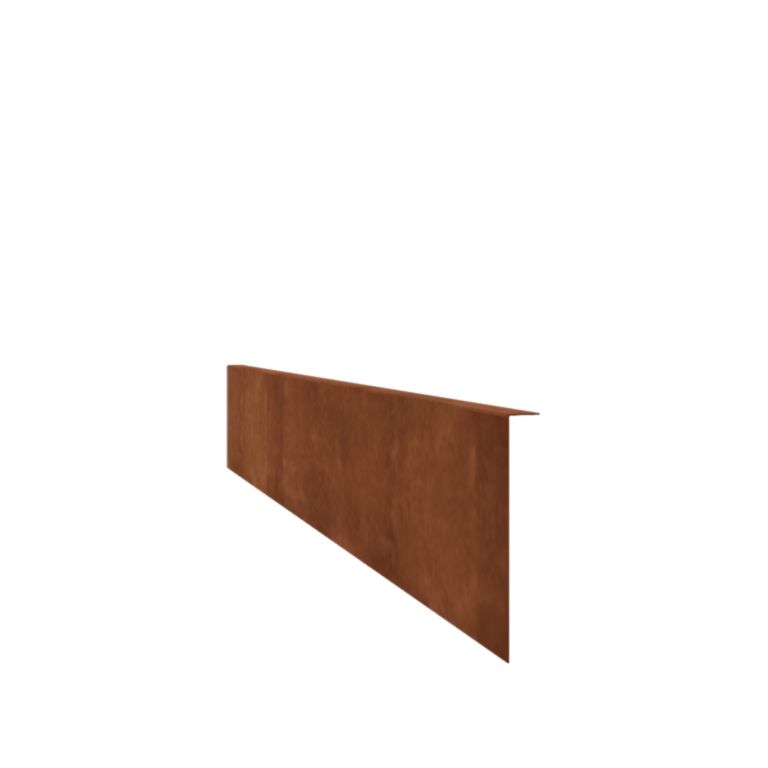 Borderrand Gezet 22x150 cm Corten