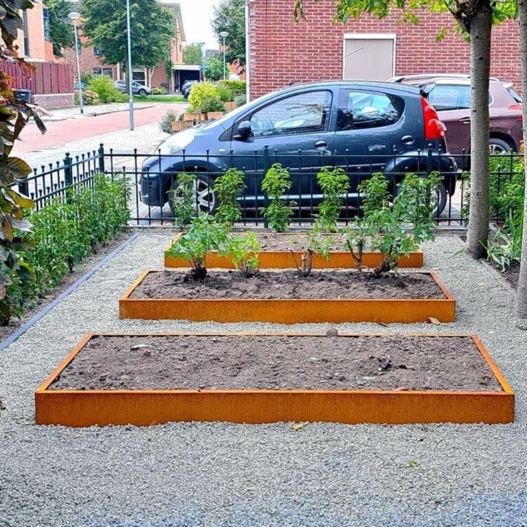 Borderrand Gezet 22x240 cm Corten-3