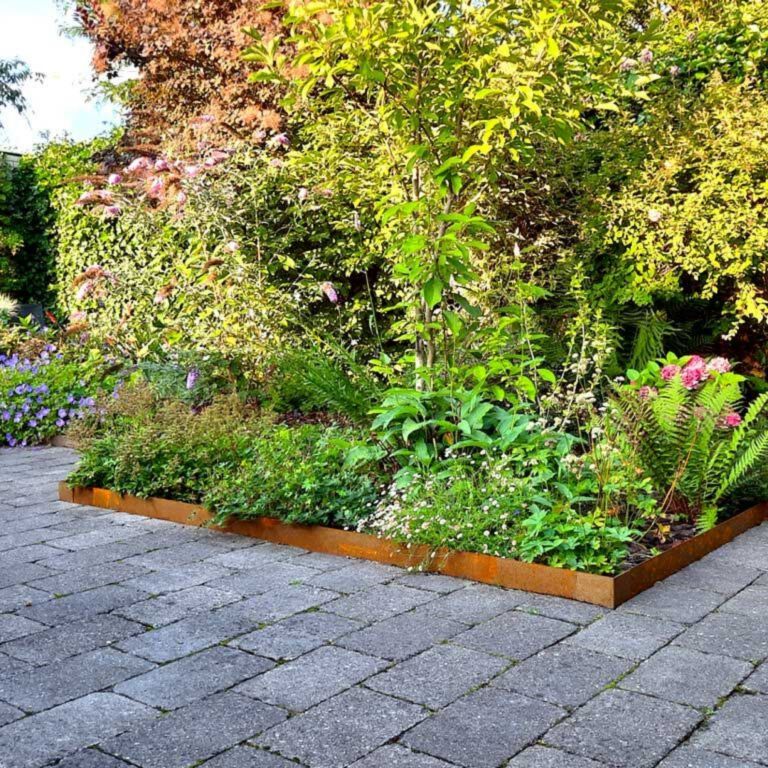 Borderrand Recht 15x240 cm Corten-3