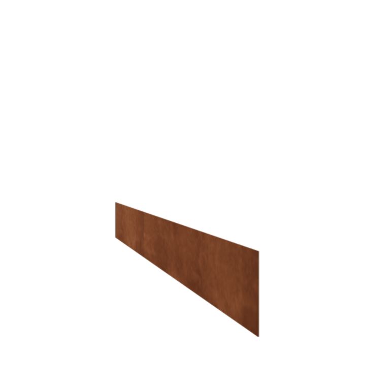 Borderrand Recht 15x240 cm Corten