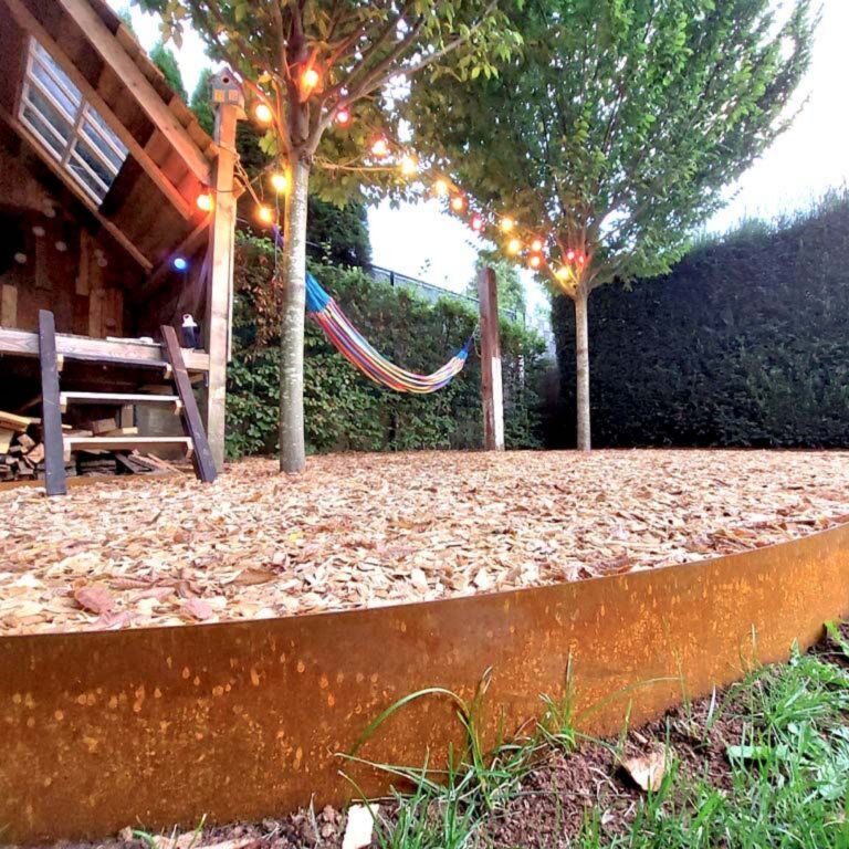 Borderrand Recht 25x240 cm Corten-3