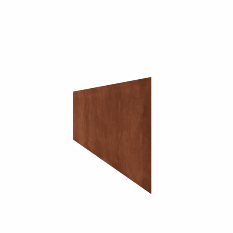 Borderrand Recht 37,5x150 cm Corten
