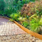 Borderrand Recht Hoogte 15 cm Set 24 meter Corten-2