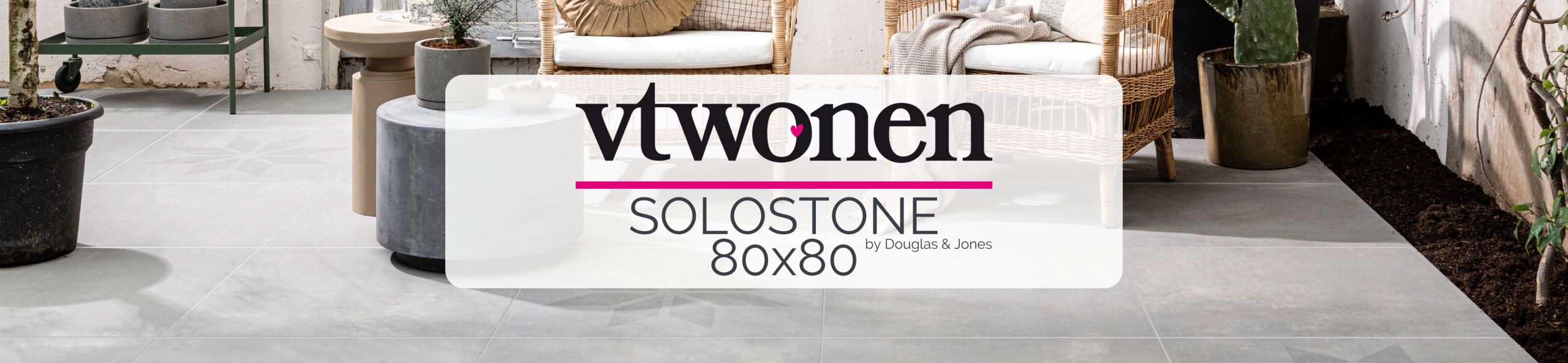 VTWonen 80x80 - VT Wonen Solostone Uni Earth Grey 80×80