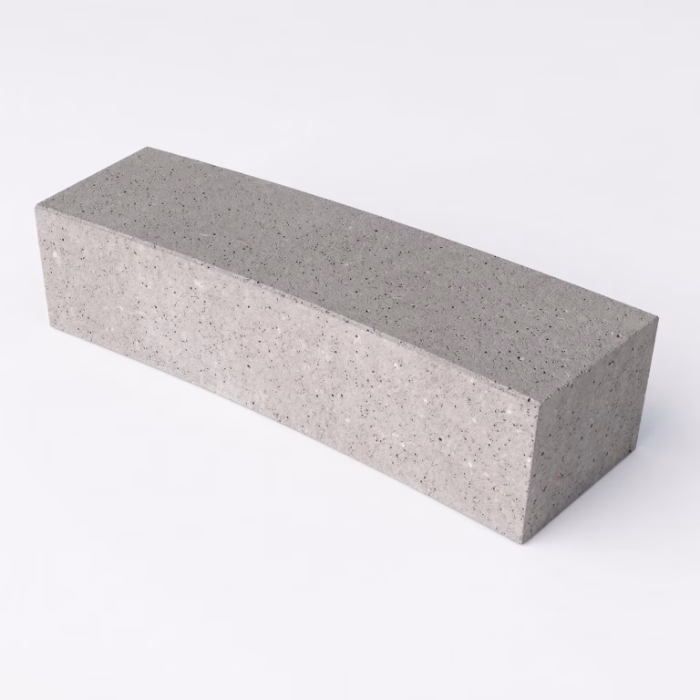 Schellevis Zitelement Curve 200x60x47 cm Grijs