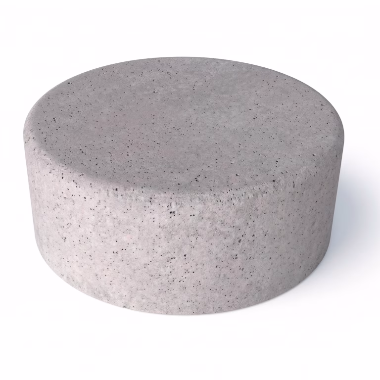 Schellevis Zitelement Rond Ø100x40 cm Grijs
