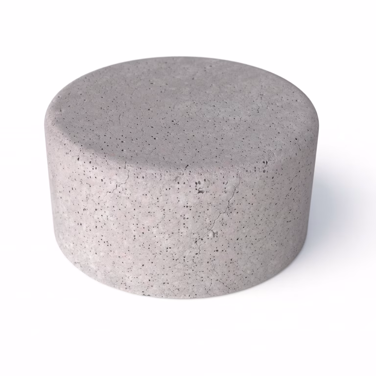 Schellevis Zitelement Rond Ø80x40 cm Grijs