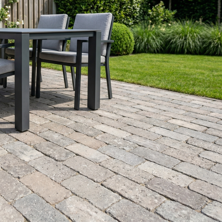 BMEX1001436 WG Stone Trommelsteen 21x7x8 Taupe