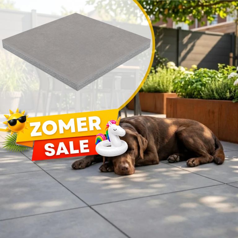 Zomer SALE - KeraQuattro+ 60x60 Willow Silver