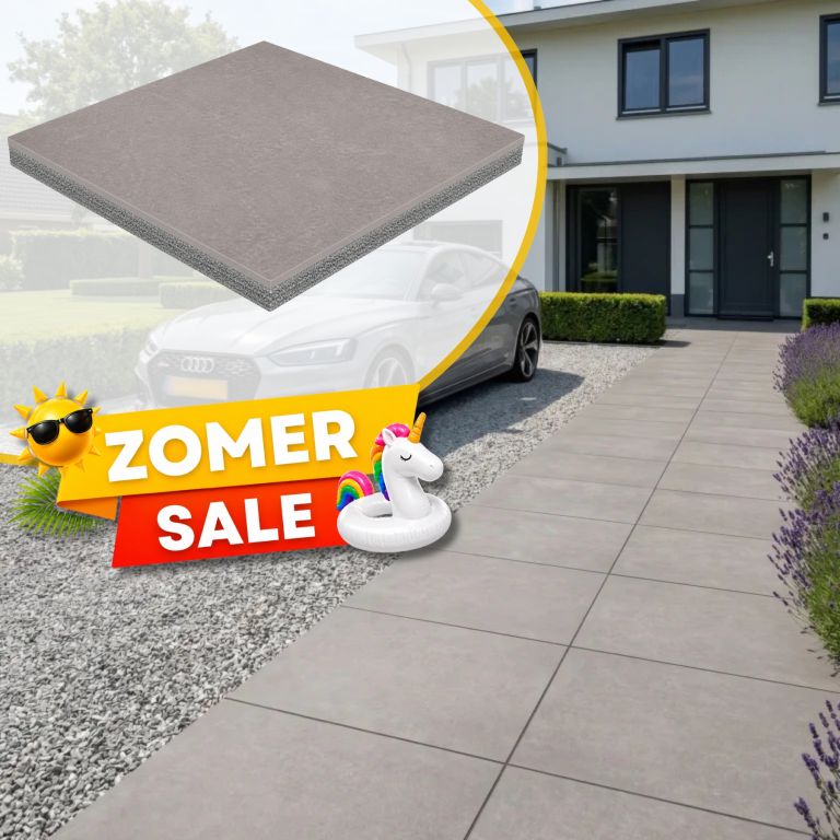 Zomer SALE - KeraQuattro+ 60x60 Willow Stone