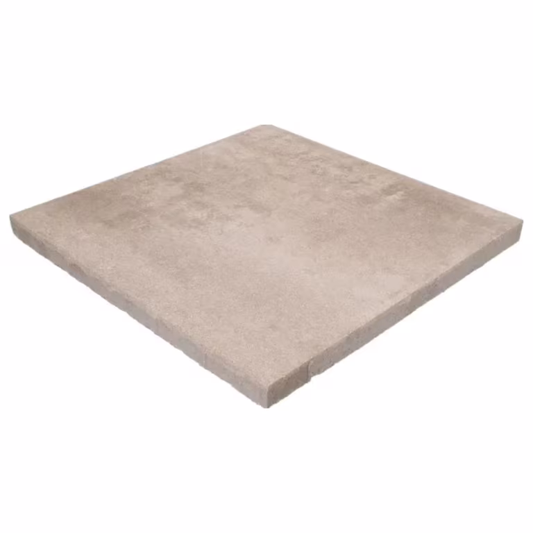 Season Claude 60x60x4 Sand tegel schuin van boven op witte achtergrond