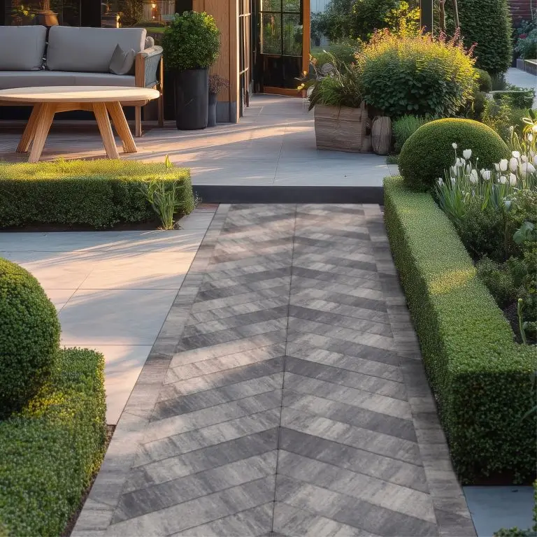 Soft Comfort Punto Visgraat 50x12x8 cm Grijs_Zwart