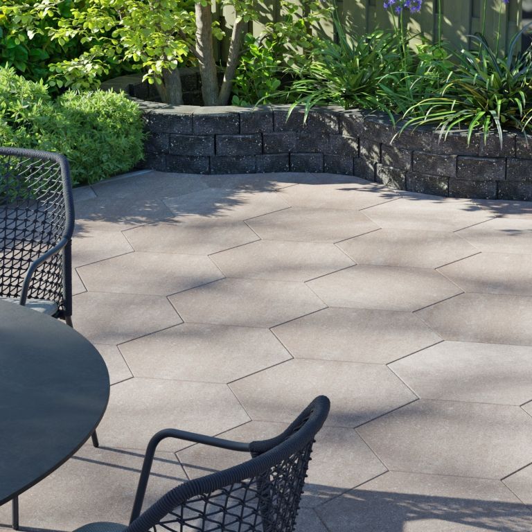 Soft Comfort Zeskant 60_52,5x30x4 Ivory