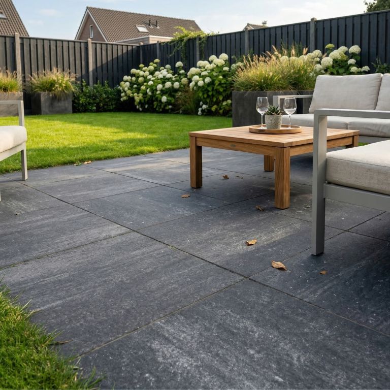 Terrastegel 60x60x4 cm Roman Black Slate (2)