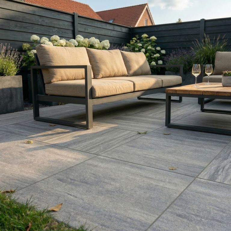 Terrastegel 60x60x4 cm Venetian Stone Light