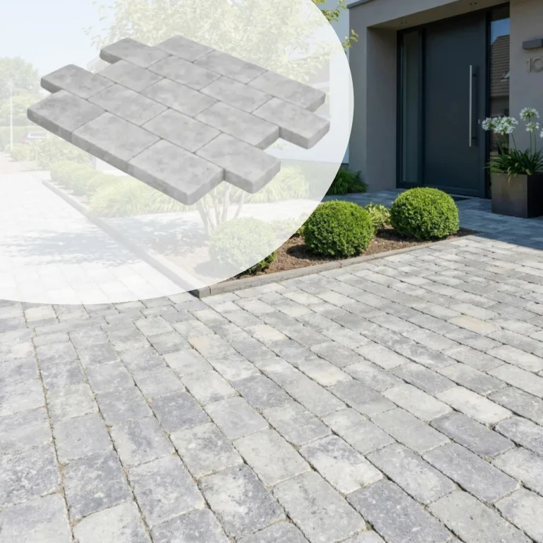 WG Stone Trommelsteen 20x30x6 Grijs