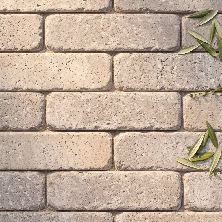 WG Stone Trommelsteen 20x5x7 Taupe