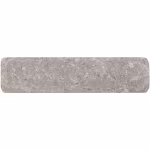 Vrijstaande WG Stone Trommelsteen 20x5x7 taupe met fijne korrelstructuur op witte achtergrond
