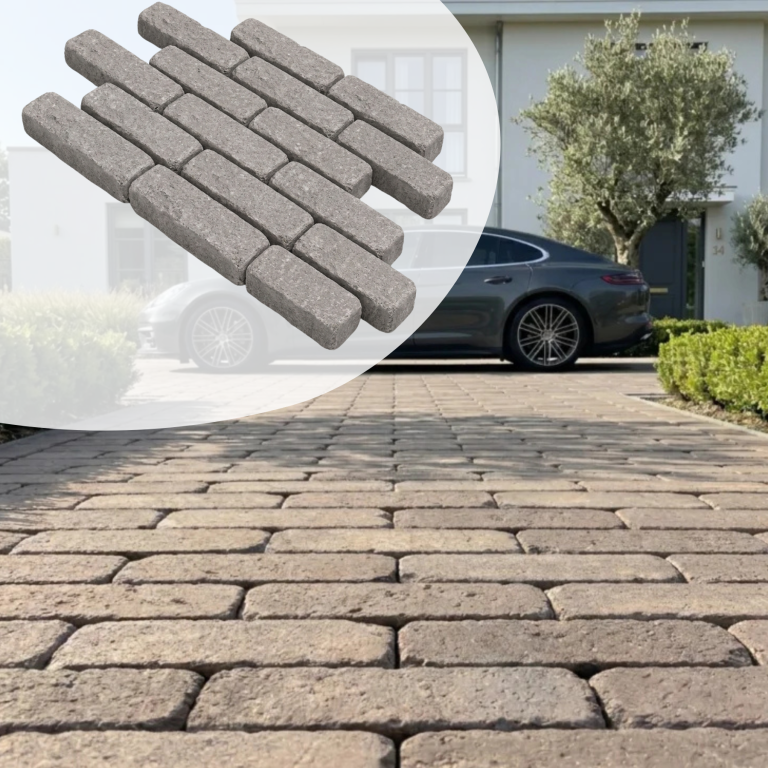 WG Stone Trommelsteen 20x5x7 Taupe