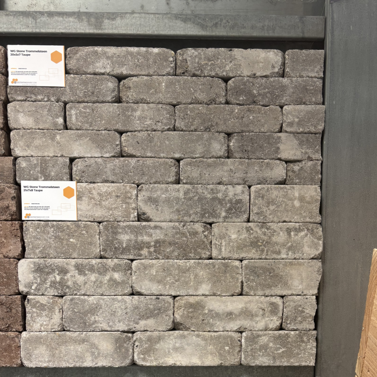 WG Stone taupe waalformaat
