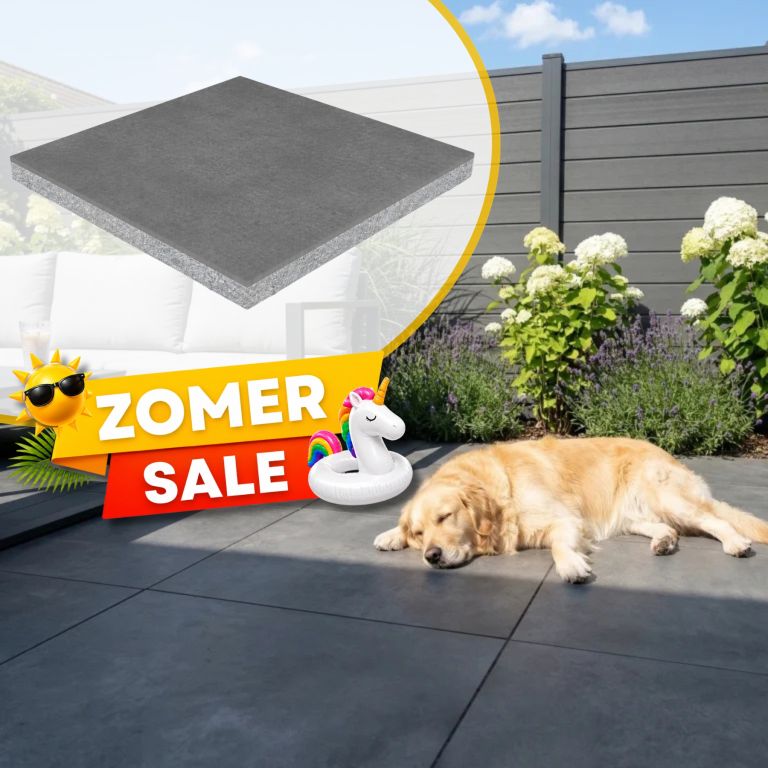 Zomer SALE - KeraQuattro+ 60x60 Willow Black