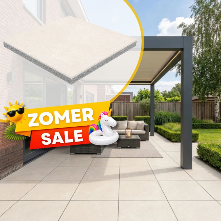Zomer SALE - KeraQuattro+ 60x60 Willow Frost