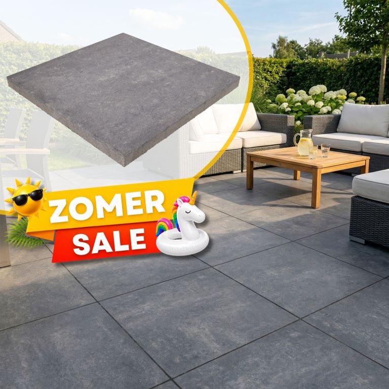 Zomer SALE - Season Claude 60x60x4 Charcoal