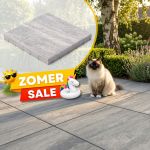 Zomer SALE - Terrastegel 60x60x4 cm Venetian Stone Light