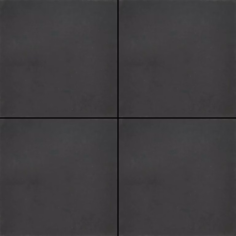 Betontegel 30x30x4,5 Zwart met facet KOMO 1036