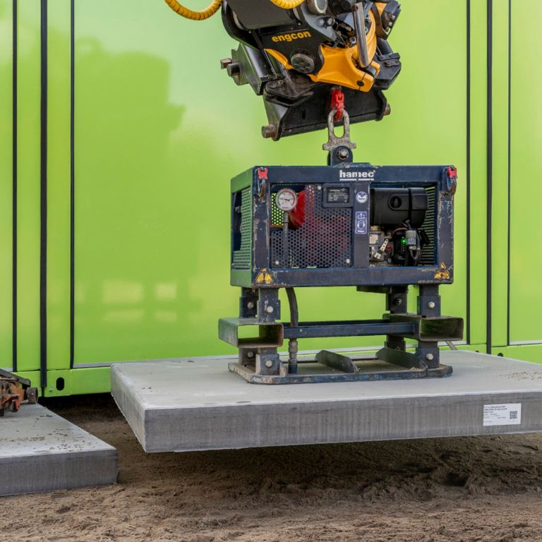 Excluton X-con plaat 200x200x16 cm stroeve toplaag