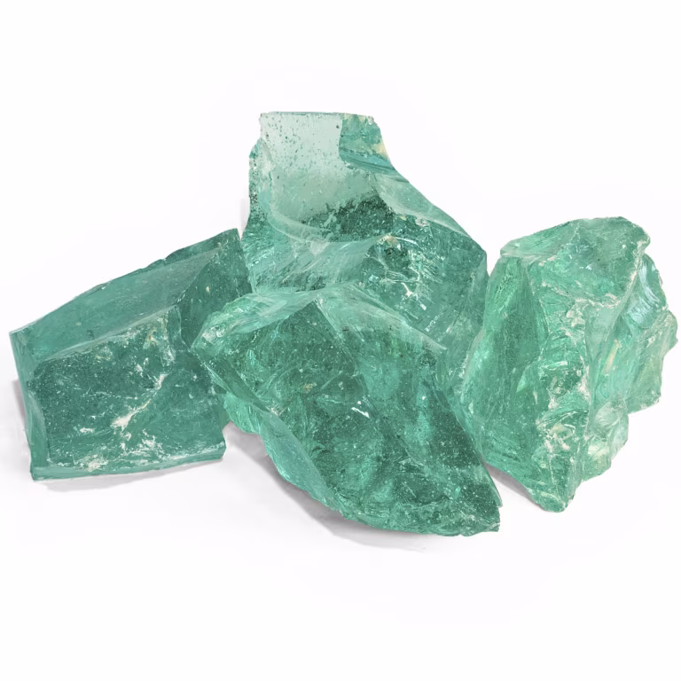Glas Turquoise 100-300 mm Gaasbox 900 KG Redsun