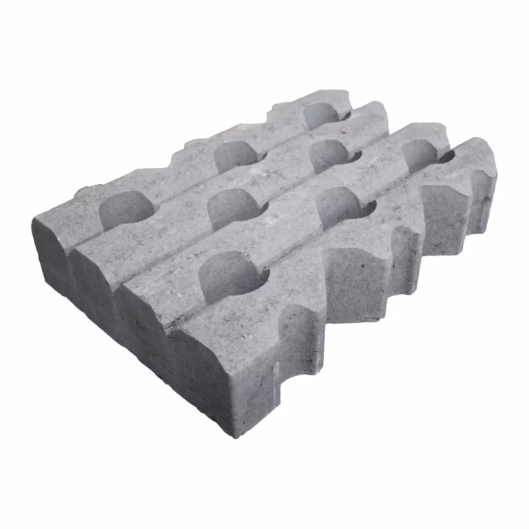 Grasbetontegel type D 40x60x12 (40 cm. zijde vlak)